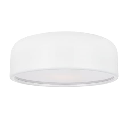 Cwi Lighting Campton 3 Light Drum Shade Flush Mount With White Finish 9688C19-3-172